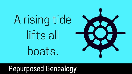 A rising tide lifts all boats.